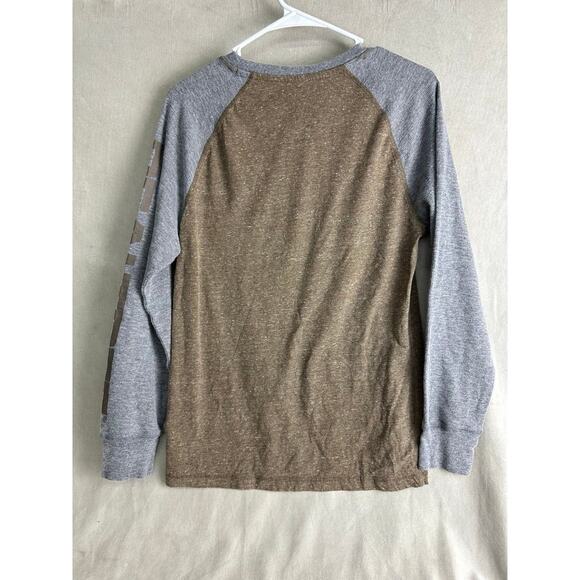 Real tree thermal long sleeve camo men’s small crewneck baseball Tee - Picture 4 of 4